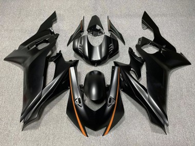 Comprar Carenados Moto Yamaha YZF R6 2017-2025 - Negro Mate Naranja