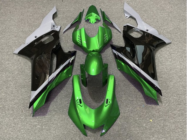 Comprar Carenados Moto Yamaha YZF R6 2017-2025 - Gris Verde Negro Brillante