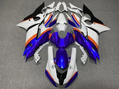Comprar Carenados Moto Yamaha YZF R6 2017-2025 - Blanco Azul Naranja
