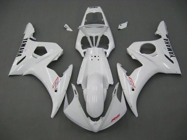 Comprar Carenados Moto Yamaha YZF R6 2005 - Blanco Rojo Negro