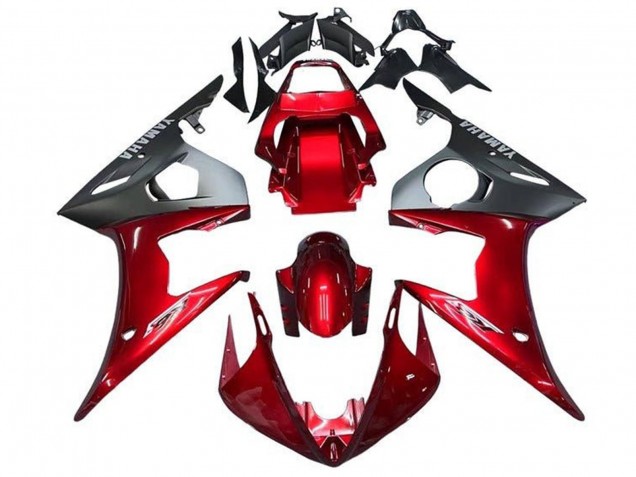 Comprar Carenados Moto Yamaha YZF R6 2003-2004 - Rojo Negro Mate