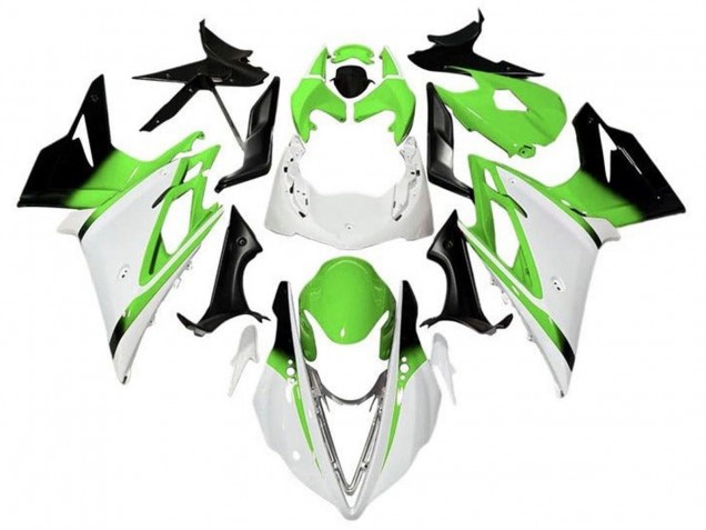Comprar Carenados Moto Triumph Daytona 675 Triple 2013-2016 - Blanco Verde Negro Brillante