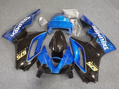 Comprar Carenados Moto Triumph Daytona 675 Triple 2006-2008 - Azul Negro Brillante Carrera