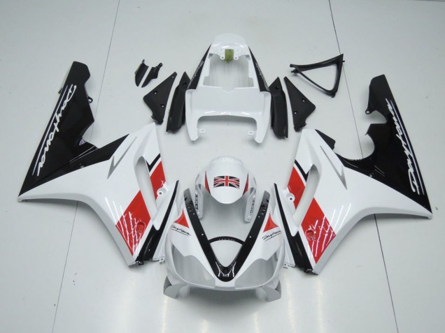 Comprar Carenados Moto Triumph Daytona 675 Triple 2006-2008 - Blanco Rojo Negro Brillante