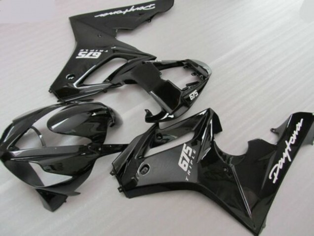 Comprar Carenados Moto Triumph Daytona 675 Triple 2006-2008 - Negro Brillante Negro Mate