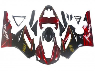 Comprar Carenados Moto Triumph Daytona 675 Triple 2009-2012 - Rojo Negro Brillante