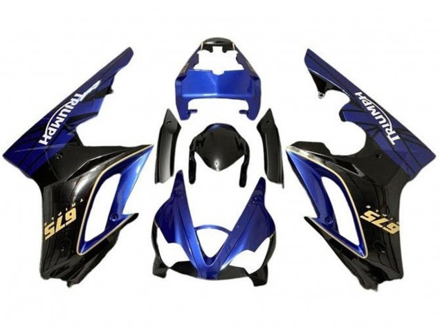Comprar Carenados Moto Triumph Daytona 675 Triple 2009-2012 - Azul Negro Brillante