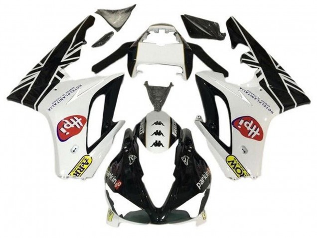 Comprar Carenados Moto Triumph Daytona 675 Triple 2009-2012 - Blanco Negro Brillante HPi