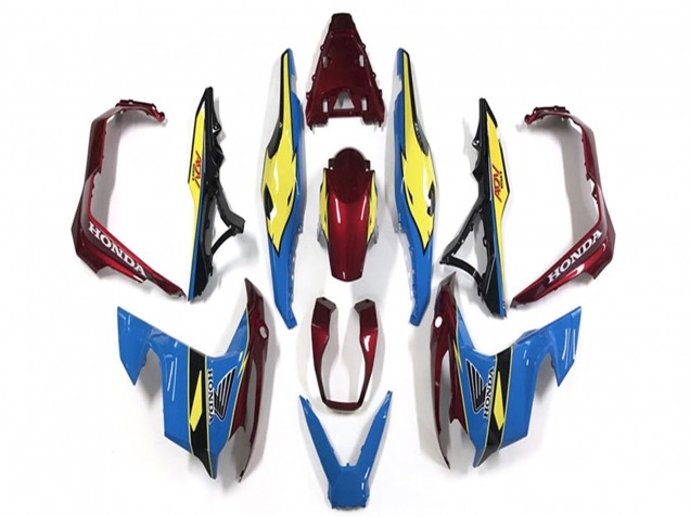 Comprar Carenados Moto Honda ADV150 2018-2021 - Azul Amarillo Rojo