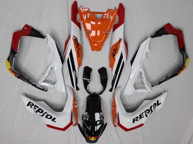Comprar Carenados Moto Honda ADV150 2018-2021 - Blanco Naranja Rojo Amarillo Negro Brillante Repsol