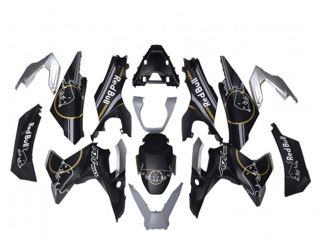 Comprar Carenados Moto Honda ADV160 2022-2024 - Negro Mate Oro Rojo Bull