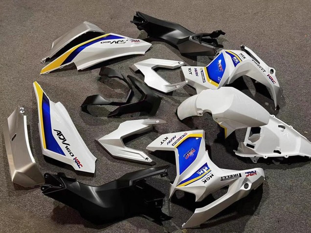Comprar Carenados Moto Honda ADV160 2022-2024 - Blanco Azul Amarillo HRC