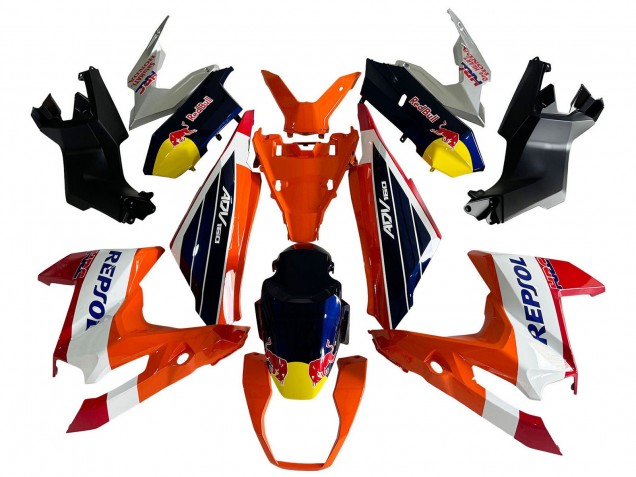 Comprar Carenados Moto Honda ADV160 2022-2024 - Naranja Blanco Rojo Azul Repsol Rojo Bull