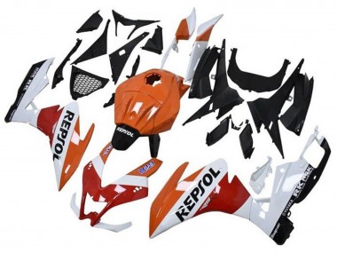 Comprar Carenados Moto Aprilia RS4 50 125 2012-2018 - Naranja Blanco Rojo Negro Brillante Repsol