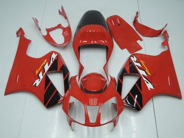 Comprar Kits Carenado Moto Honda VTR1000 2000-2006 - Rojo Negro Brillante Raya