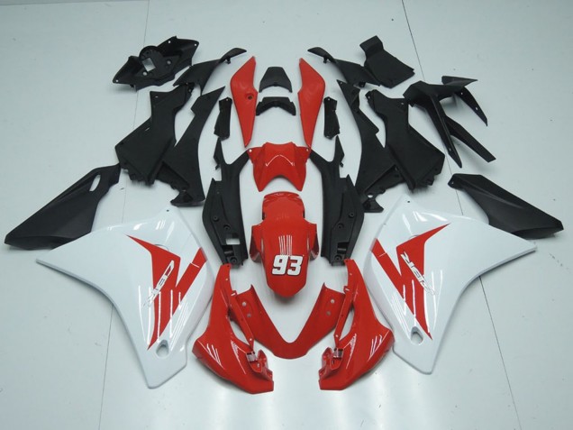 Comprar Carenados Moto Honda CBR125R 2011-2016 - Blanco Rojo Negro Mate 93