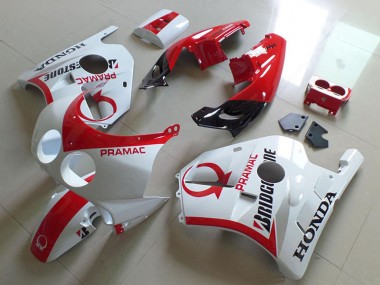 Comprar Carenados Moto Honda CBR250RR MC22 1990-1998 - Blanco Rojo Pramac Bridgestone