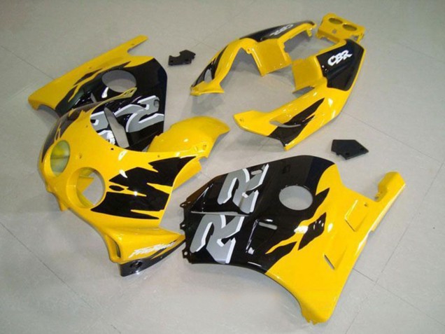 Comprar Carenado Moto Honda CBR250RR MC22 1990-1998 - Amarillo Negro Brillante