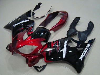 Comprar Kit Carenados Moto Honda CBR600 F4i 2004-2007 - Rojo Negro Brillante