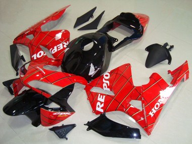 Comprar Carenados Moto Honda CBR600RR 2003-2004 - Rojo Negro Brillante Spider Man Blanco Repsol