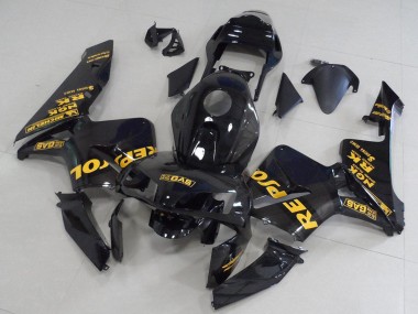 Comprar Carenados Moto Honda CBR600RR 2003-2004 - Negro Brillante Oro Repsol