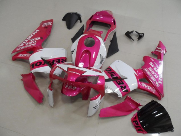 Comprar Carenados Moto Honda CBR600RR 2003-2004 - Blanco Rosa Negro Repsol