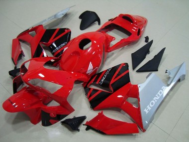 Comprar Carenados Moto Honda CBR600RR 2003-2004 - Rojo Plata Negro Brillante
