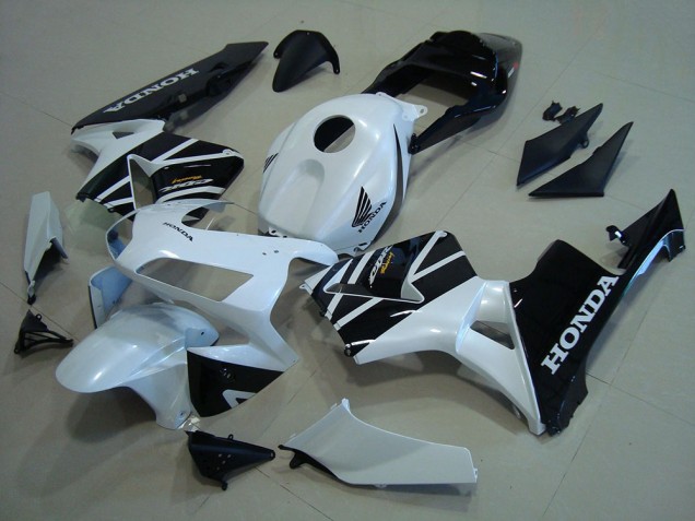 Comprar Carenados Moto Honda CBR600RR 2003-2004 - Blanco Negro Brillante