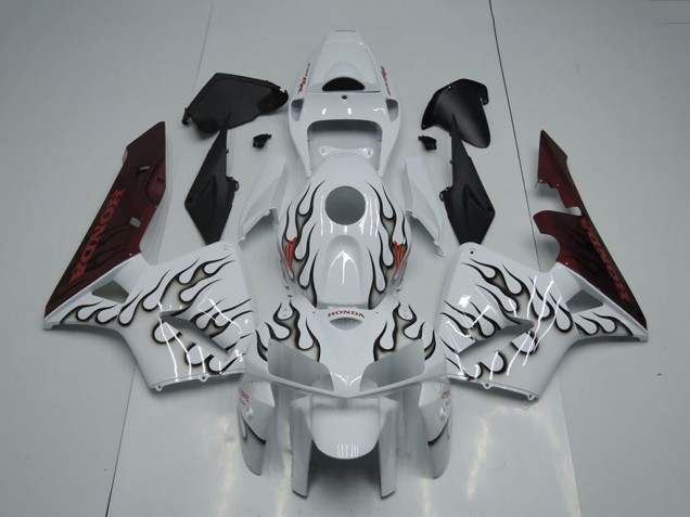 Comprar Carenado Moto Honda CBR600RR 2005-2006 - Blanco Negro Llama