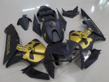 Comprar Carenados Moto Honda CBR600RR 2005-2006 - Negro Mate Oro Cráneo