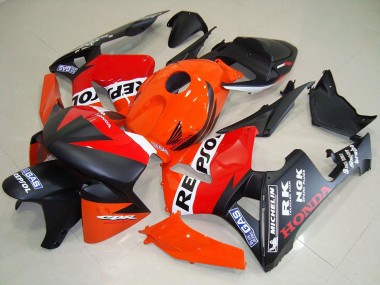 Comprar Carenados Moto Honda CBR600RR 2005-2006 - Naranja Rojo Blanco Negro Mate Repsol Carrera