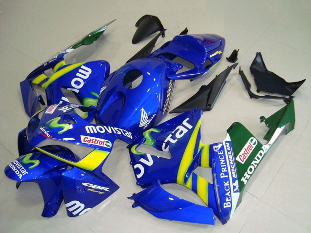 Comprar Carenados Moto Honda CBR600RR 2005-2006 - Azul Amarillo Verde Blanco MoviStar Rojo Castrol