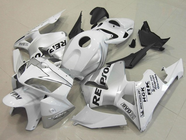 Comprar Carenados Moto Honda CBR600RR 2005-2006 - Blanco Plata Negro Repsol