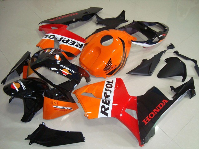 Comprar Kits Carenado Moto Honda CBR600RR 2005-2006 - Naranja Blanco Rojo Negro Brillante Repsol