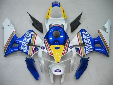Comprar Carenados Moto Honda CBR600RR 2005-2006 - Azul Blanco Amarillo Rothmans