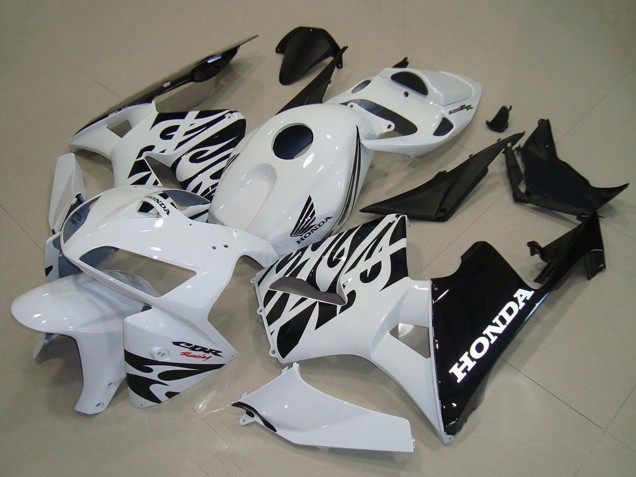 Comprar Carenados Moto Honda CBR600RR 2005-2006 - Blanco Negro Llama