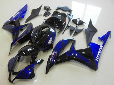 Comprar Carenados Moto Honda CBR600RR 2007-2008 - Negro Brillante Azul Llama