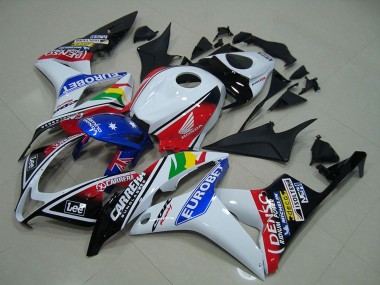 Comprar Carenados Moto Honda CBR600RR 2007-2008 - Blanco Rojo Azul Negro Brillante EuroBet