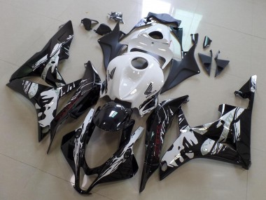 Comprar Carenados Moto Honda CBR600RR 2007-2008 - Blanco Negro Brillante Leyla