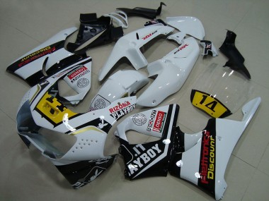 Comprar Carenados Moto Honda CBR900RR 919 1998-1999 - Blanco Amarillo Negro Brillante Playboy 14