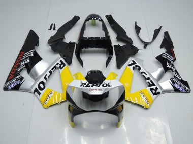 Comprar Carenado Moto Honda CBR900RR 929 2000-2001 - Amarillo Plata Negro Brillante Repsol