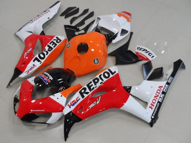 Comprar Carenado Moto Honda CBR1000RR 2006-2007 - Naranja Blanco Rojo Negro Brillante Repsol HRC