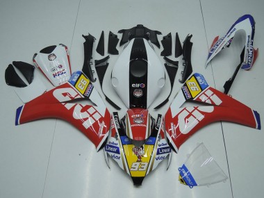 Comprar Carenados Moto Honda CBR1000RR 2008-2011 - Blanco Rojo Amarillo Negro Givi 93