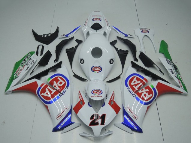 Comprar Carenados Moto Honda CBR1000RR 2012-2016 - Blanco Rojo Azul Verde Pata 21