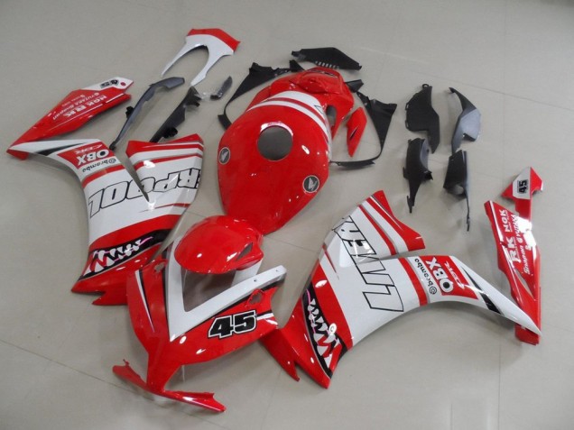Comprar Carenados Moto Honda CBR1000RR 2012-2016 - Blanco Rojo Liverpool 45