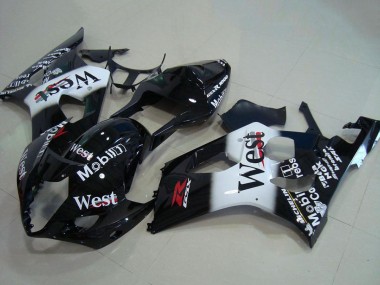 Comprar Carenados Moto Suzuki GSXR 1000 2003-2004 - Negro Brillante Blanco West Rojo