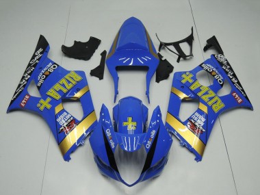 Comprar Carenado Moto Suzuki GSXR 1000 2003-2004 - Azul Oro Negro Rizla