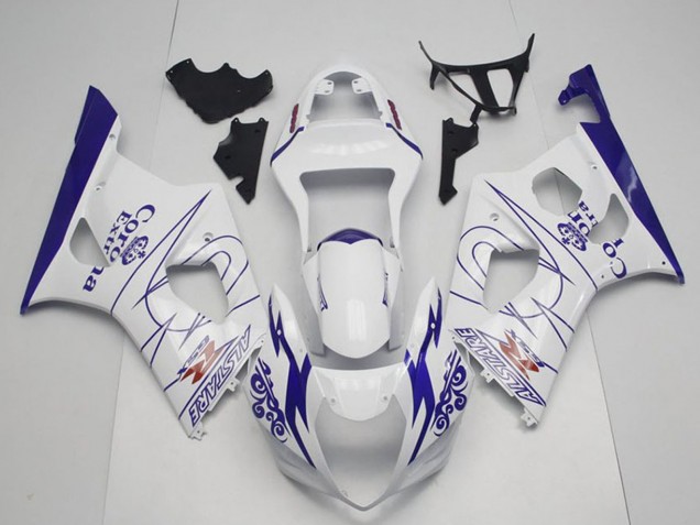 Comprar Carenados Moto Suzuki GSXR 1000 2003-2004 - Blanco Azul Corona Alstare