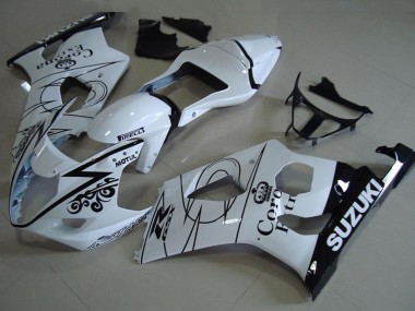 Comprar Carenados Moto Suzuki GSXR 1000 2003-2004 - Blanco Negro Corona