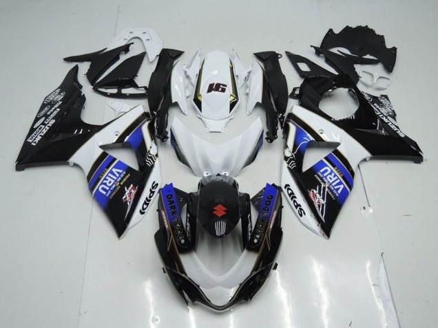 Comprar Carenados Moto Suzuki GSXR 1000 2009-2016 - Blanco Azul Negro Viru